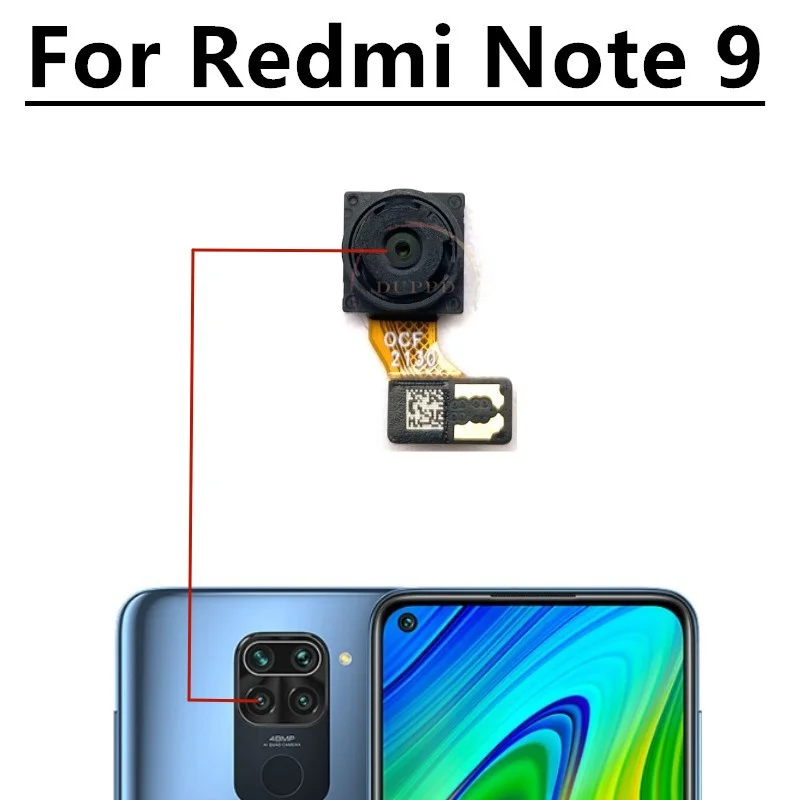 Tapa Trasera Para Xiaomi Redmi Note 9 Pro M2003J6B2G Negro
