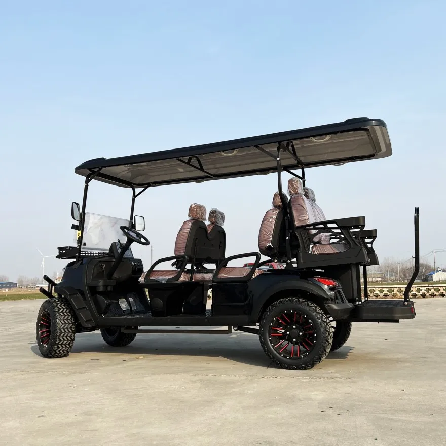 

2024 New Off-road Club Lithium Battery 5000w Motor Cheap Electric Golf Carts 4 6 Seater Golf Buggy Price
