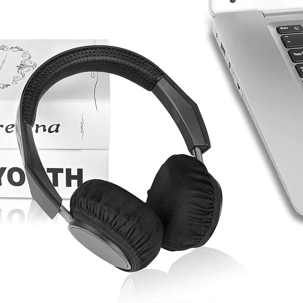 4 PCS Breathable Elastic Earpad Covers Stretchable Washable Headphone Covers Dust Proof Earpad Covers Headphones Protective