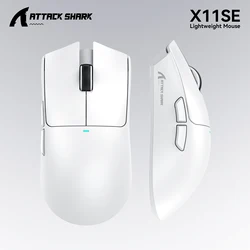 Attack Shark Wireless Gaming Mouse - High Precision, 22000 DPI, 3 - Mode Performance (X11se White)