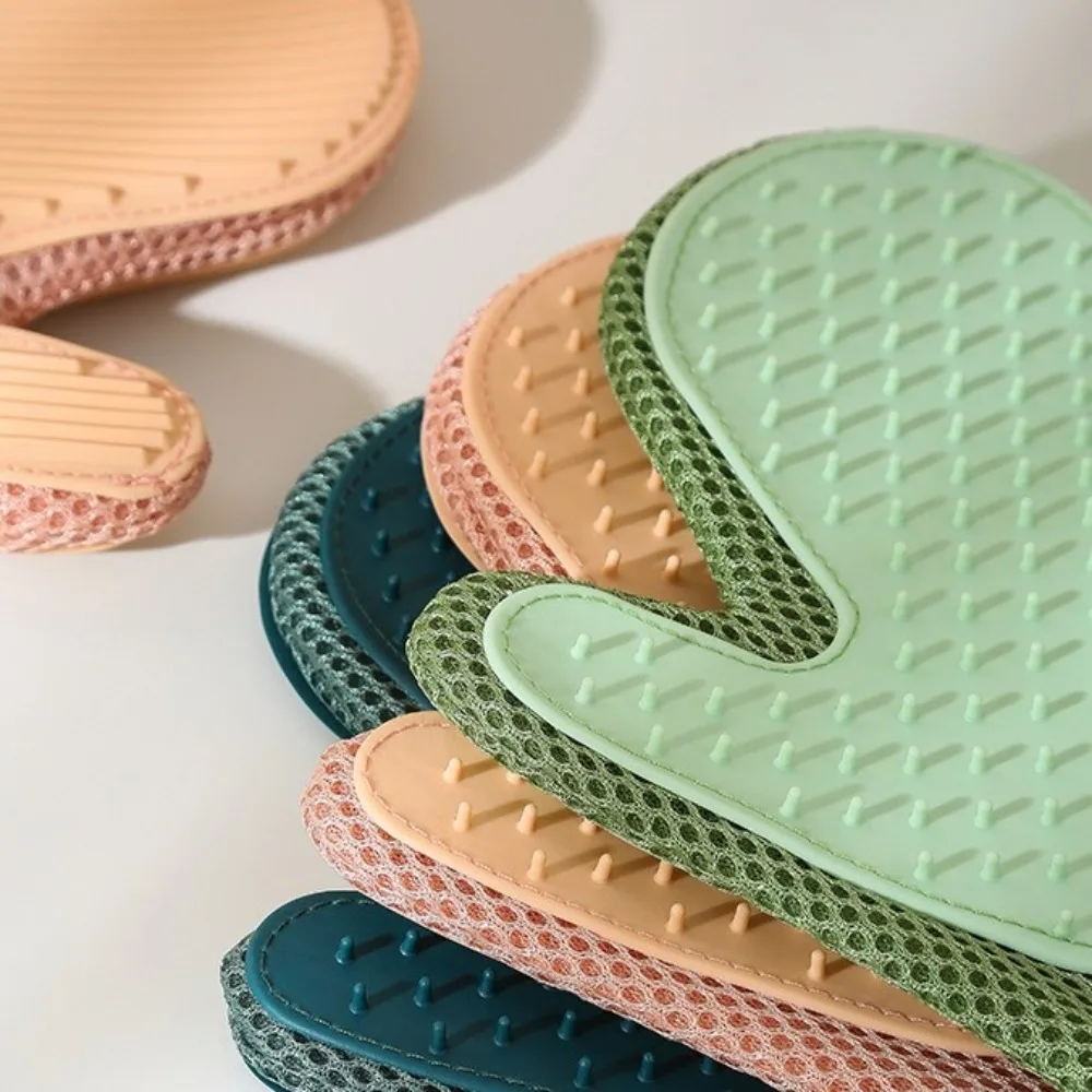 Newly Upgraded Double-sided Pet Grooming Gloves Massage Bath Comb - PeticaDeals
