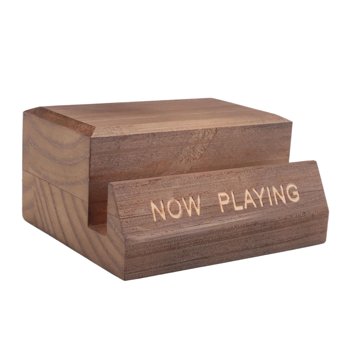 NOW Playing Vinyl Record Stand Vinyl Record Holder Display Wood Records Storage Stands for Albums Spinning Accessories 3