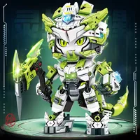 Articulated Mecha Panda Building Kit - DIY Robot Model Toy, Educational Gift for Boys Age 6-12, Birthday & Children's Day 6