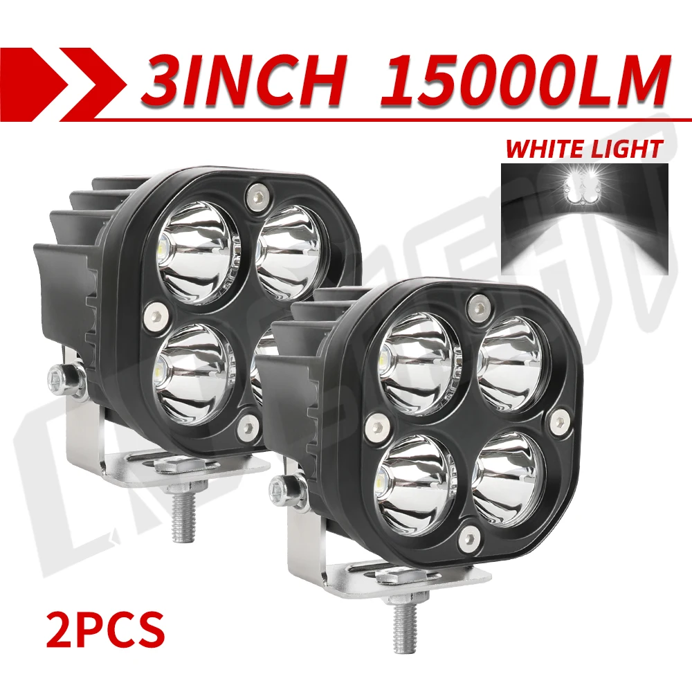 ตัวเลือกสินค้า ไฟสปอตไลท์ LED ทรงพลัง สำหรับมอเตอร์ไซค์ ดีไซน์สวย ส่องสว่างไกล