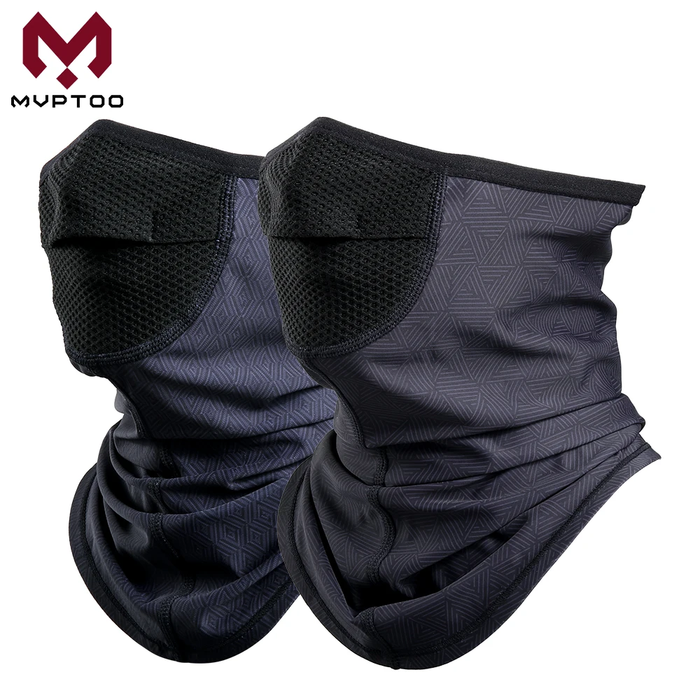 

Men Motorcycle Proctect Half Face Mask Anti-UV Neck Gaiter Motocross Breathable Dustproof Headband Triangle MTB Windproof Scarf