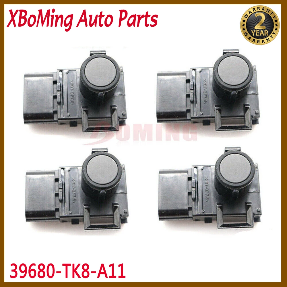 

4Pcs 39680-TK8-A11 Black New PDC Bumper Parking Sensor For 2011-2013 Honda Odyssey For 2012-2013 Honda Pilot 39680TK8A11