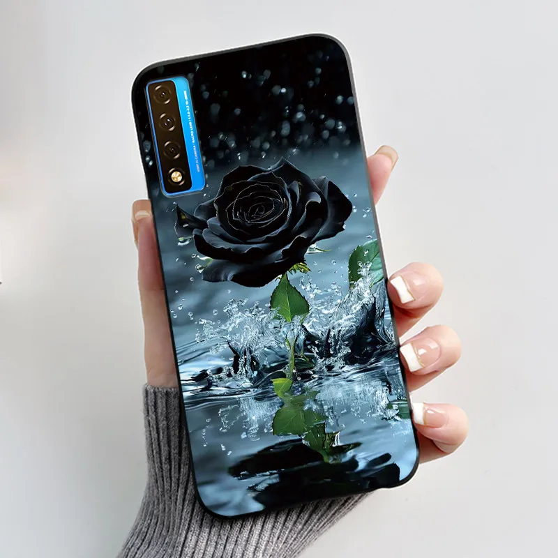 Luxury Dragon Black Soft Silicone Phone Case Back Cover - Cute and Cool Design
