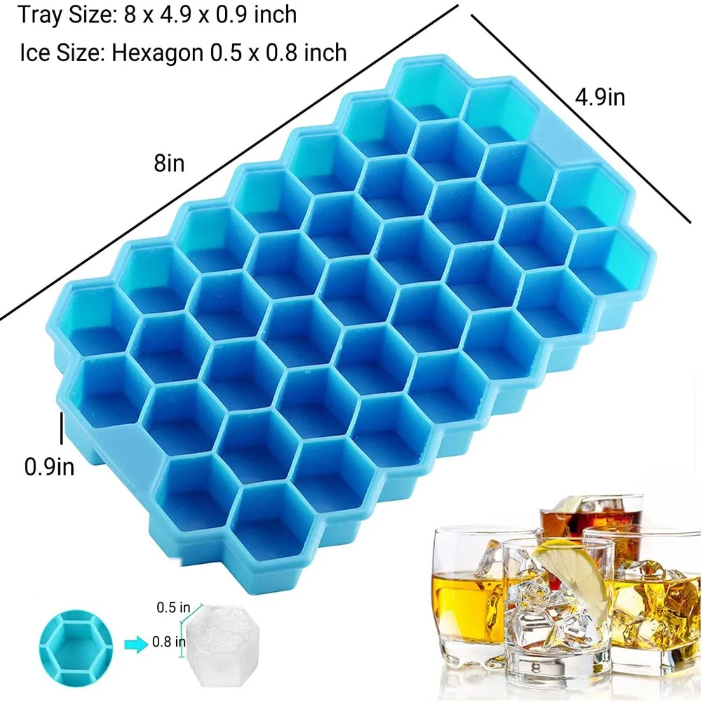 6 Cavity Food Grade Silicone Reusable BPA Free Whiskey Cocktail Round  Square Ice Ball Maker Ice Molds Silicone Ice Cube Tray - China Ice Tray and  Ice Maker price