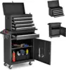 Chest,5-Drawer Rolling Tool Storage Cabinet with Enhanced Packaging, Detachable Top Tool Box, Metal Tool Cart for Garage Wo 1