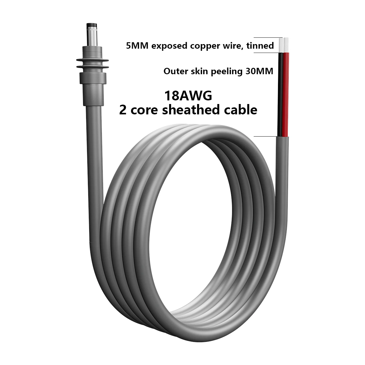 For Starlink Mini Specific Power Cable DIY 14/16/18 AWG Wiring Extension Harness Support Length Customization 5