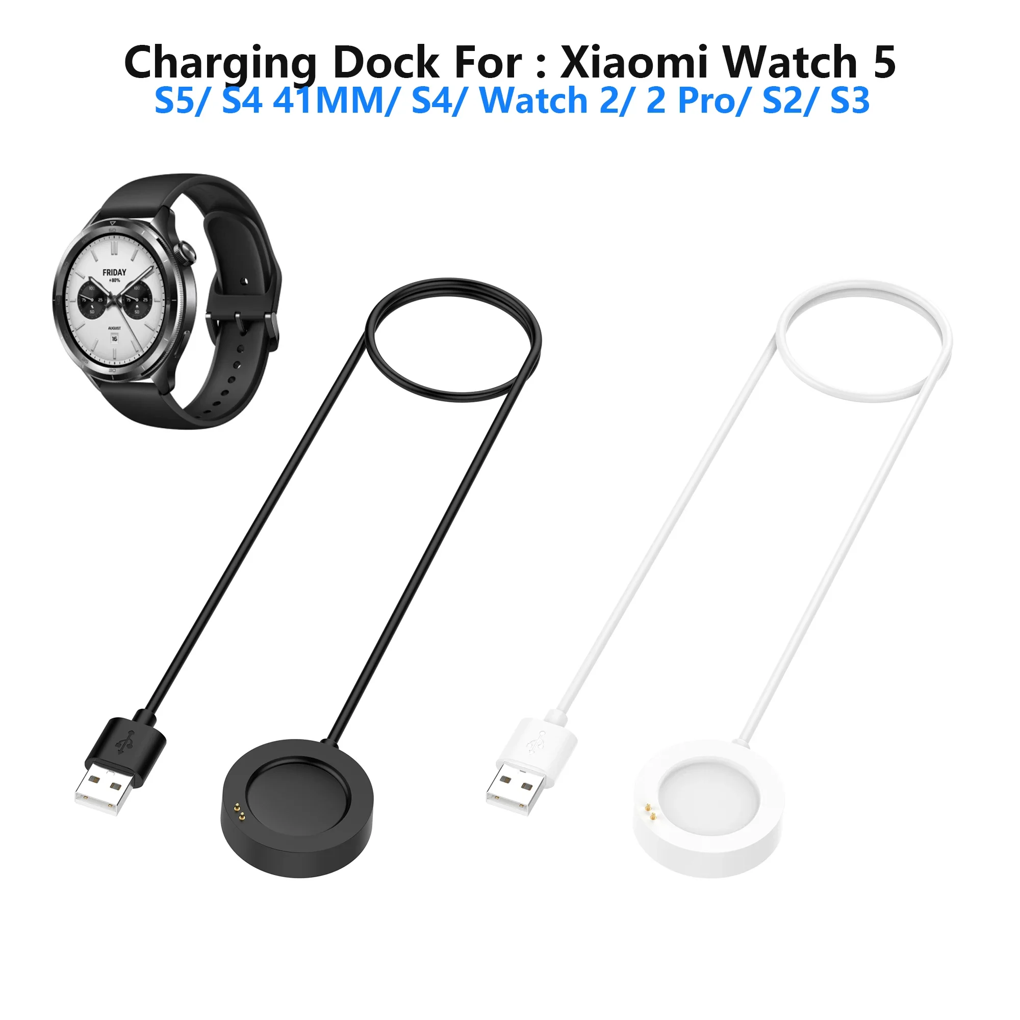 Universal Smart Watch Charging Dock and Power Adapter
