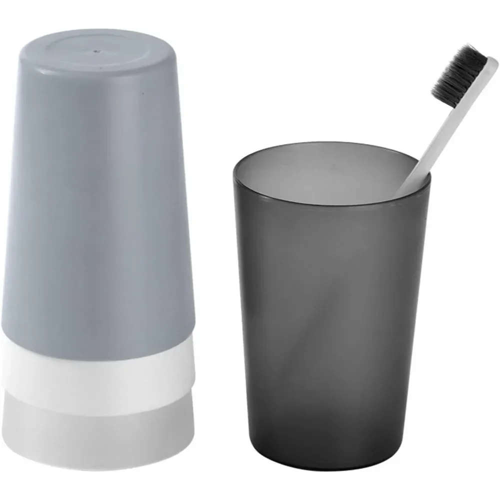 Bicchiere da bagno in plastica stile nordico per coppia_voghion.com