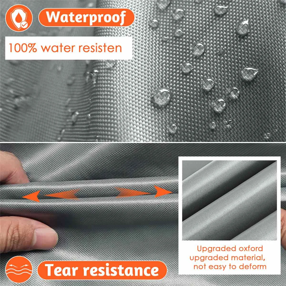 Waterproof BBQ Cover Anti-Dust Storage Outdoor Heavy Duty Charbroil Grill Cover Rain UV Protective Barbecue