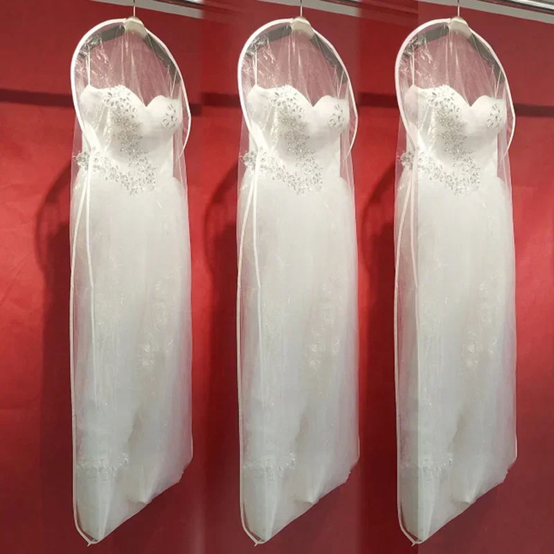Copriabiti Antipolvere Per Abiti Lunghi 4 Pezzi | Traspiranti E Lavabili Per Abiti Da Sposa E Cappotti, 160 Cm