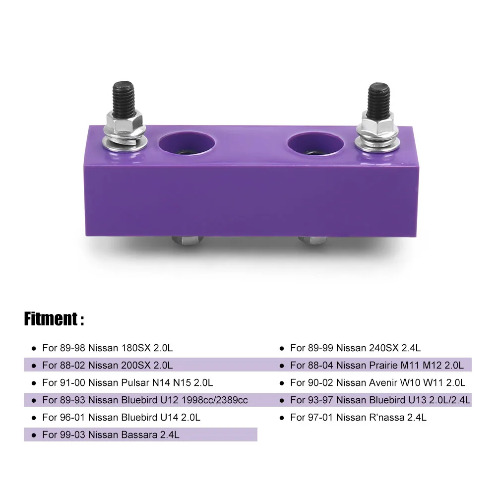 Engine Mount Bracket Polyurethane Engine Transmission Mount For 88-03 Nissan Silvia S13 S14 S15 180SX 200SX 240SX KA24 SR20