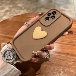 Custodia protettiva in silicone a forma di cuore per obiettivo della fotocamera - Cover carina per telefono