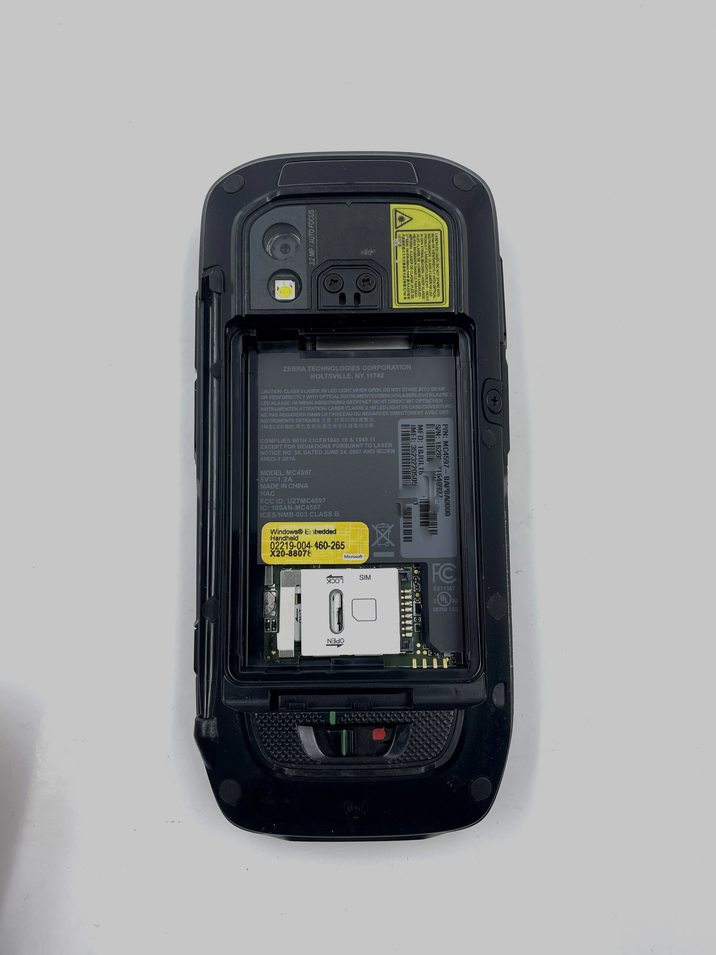 MC45 MC4597 Handheld Mobile Scanner PDA Windows 6.5 Laser Wireless Barcode Scanner MC4597-BAPBA0000