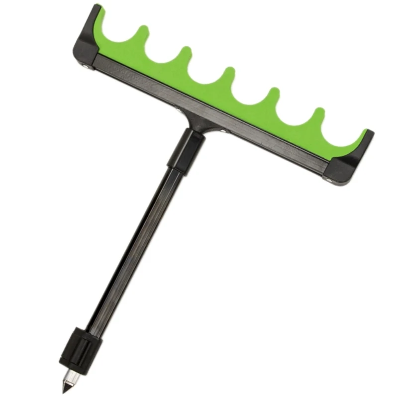 3/5/6 Hole Fishing Rod Holder Bracket with Bandstick Ground Plug Holder Fishing Stand Rod Rest Head Bracket