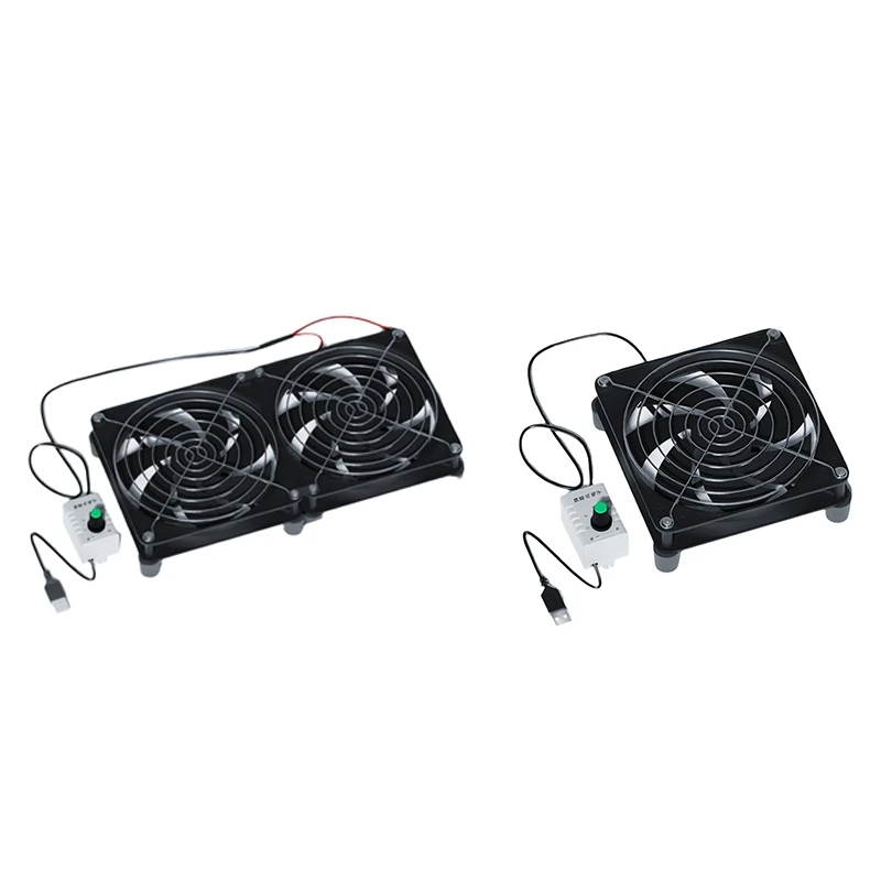 USB 5V Cooling Fan Strong Wind Power Fast Cooling 120Mm Fan For Router PC Cooler TV Box With Mesh Cover-Y96A