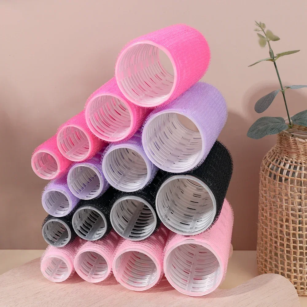 Self Grip Hair Rollers Curler Hairs Rollers Set Assorted Sizes and Colors Styling Curling Tools DIY Hair Curlers Hair Styling Tool Hair Curling Tools