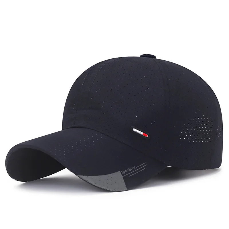 Quick-Dry Baseball Cap Lightweight Adjustable Duckbill For Outdoor Sports