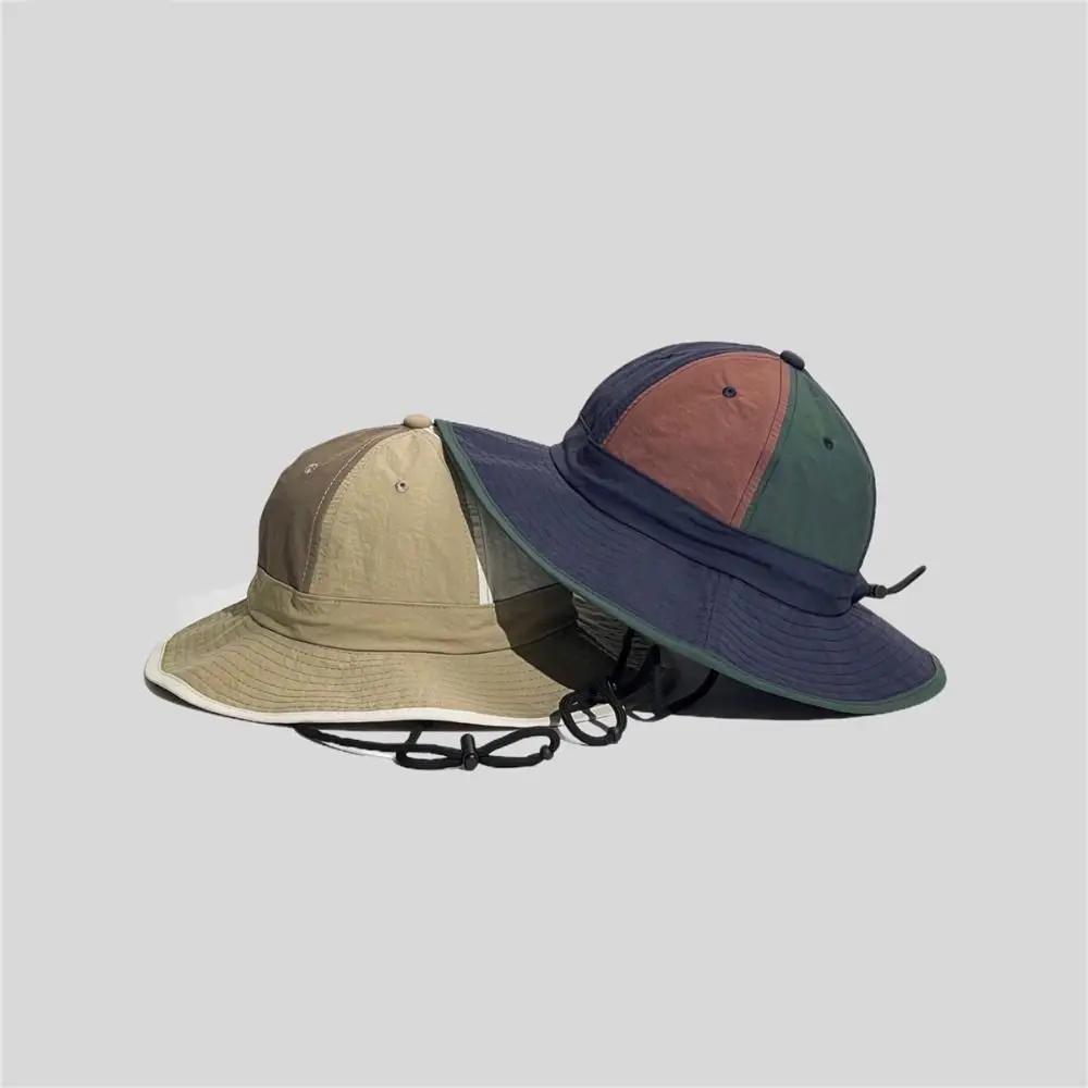 

Anti-UV Bucket Hat Summer Wide Brim Sun Protection Panama Hat Portable Quick-dry Fisherman Cap Camping Hiking