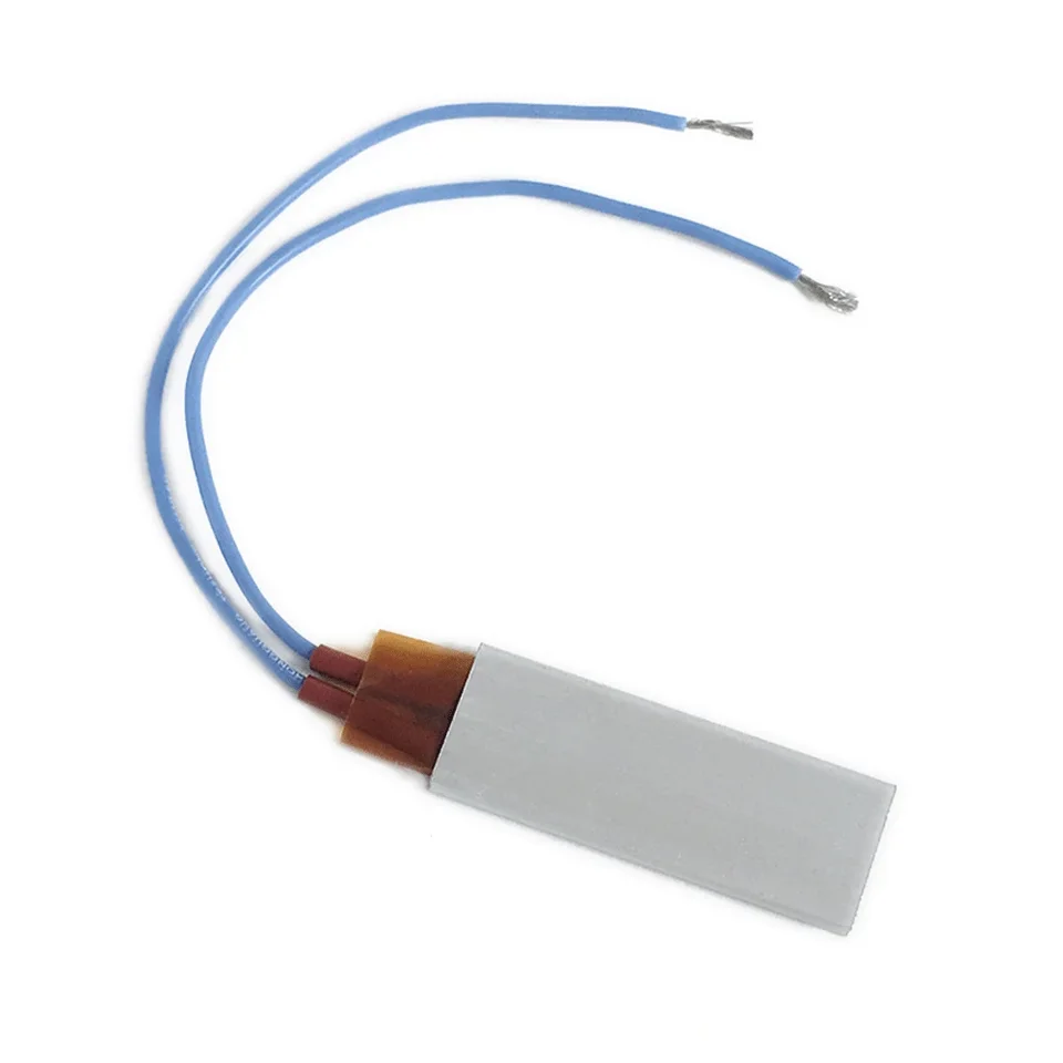 2PCS 60x21x5mm 100C 220V Ceramic Aluminum Insulated Thermostat PTC 12V 60C  20W High Power PTC Heating 2PCS 60x21x5mm 80C 12V Ceramic Aluminum Insulated Thermostat PTC H