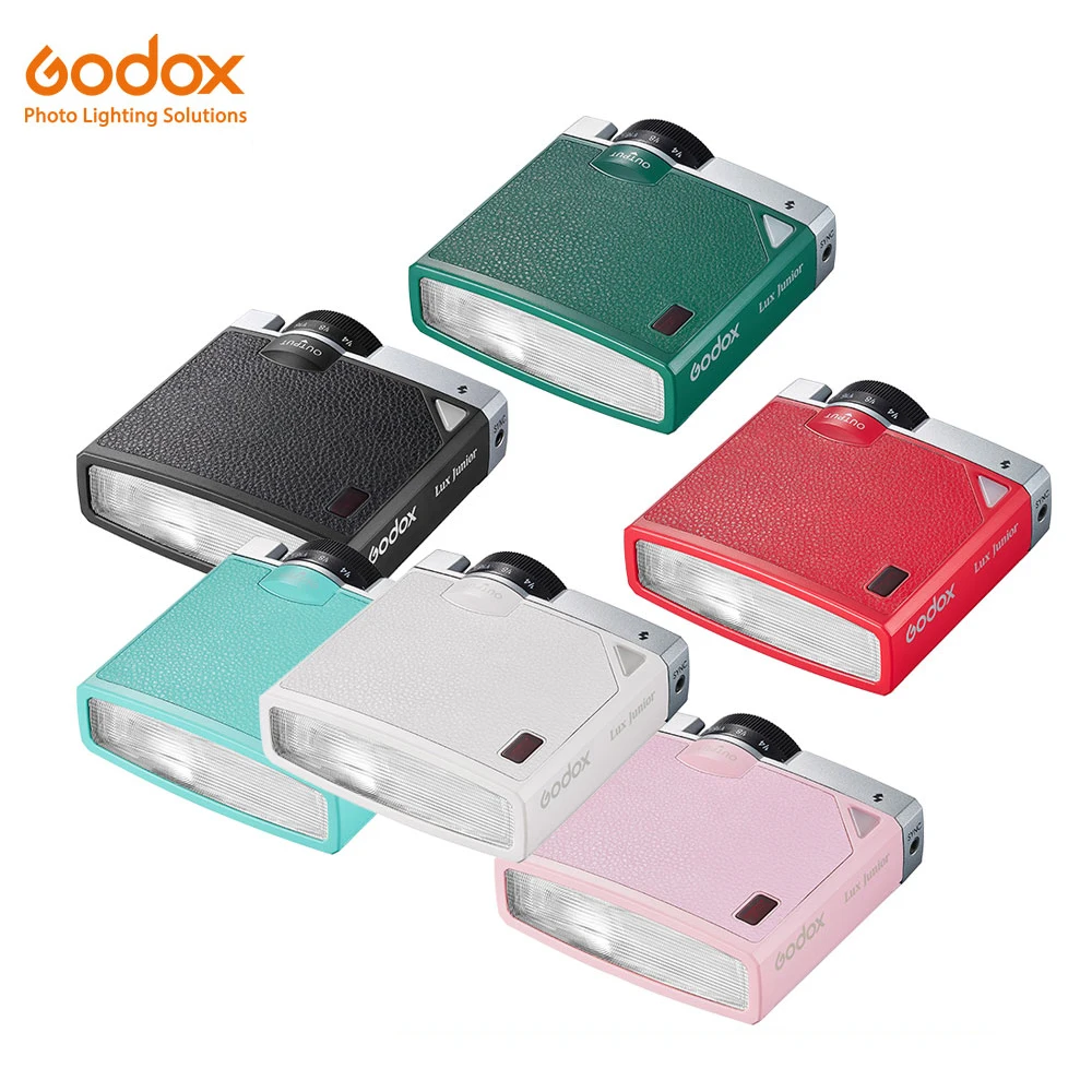 

Godox Lux Junior Color Camera Flash GN12 6000K±200K 7 Levels Flash Speedlite Trigger for Canon Nikon Sony Fuji Olympus Camera