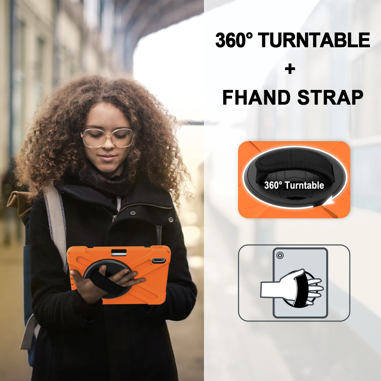 alça, capa para Huawei Mate Pad 10.4, Huawei Mate Pad Pro geração