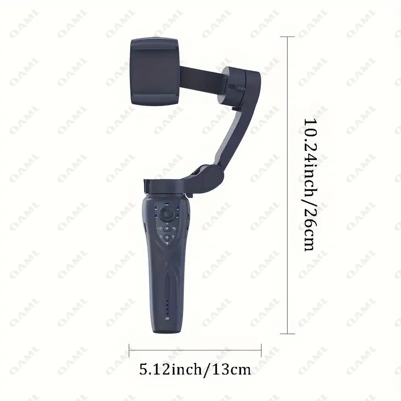 Handheld Gimbal Stabilizer 3-Axis APP Function AI Face Smart Tracking Smartphone