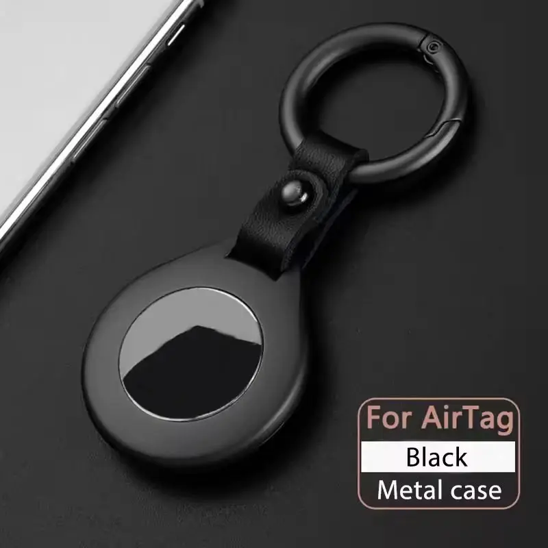 حافظة واقية لسلسلة المفاتيح المعدنية الجلدية من Ap...