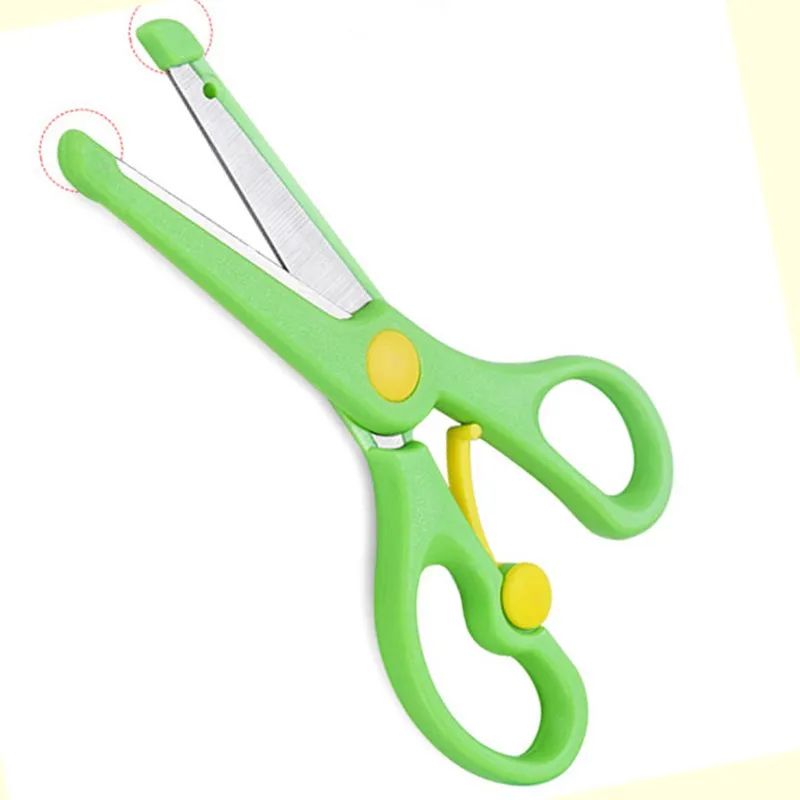 110mm Stainless Steel Thread Clipper Safety Round Head PP Handle Student  Scissors Children DIY Paper Handmade Household Tools - AliExpress