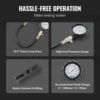 VEVOR Diesel Engine Compression Tester 18 pcs Cylinder Pressure Test Tool Kit Diesel Injector Tester Check Cylinders For Trucks 4