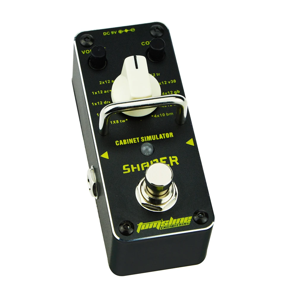 

AROMA Tom'sline ASR-3 Mini формирователь с одной педалью, имитатор шкафа, детали для настоящей байпационной гитары
