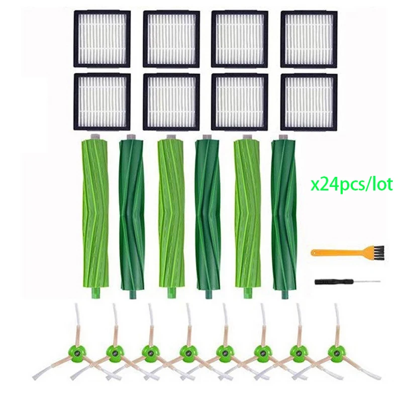 iRobot Roomba Series Vacuum Accessory Kit - Rubber Brushes, Side Brushes, Filters, and Dust Bags