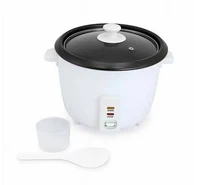 Imusa 3 Cup New White Electric Rice Cooker with Nonstick Bowl, Measuring Cup and Spoon 2