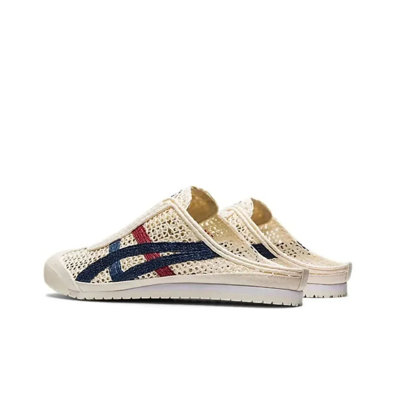 Low Top Semi Slippers Onitsuka Tiger Sabot Unisex Black Lightweight Low-Top Half Slippers