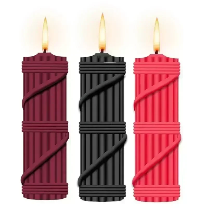 Two Pcs Drip Candles Sex Candles Flirting Adult Products SM Sex Toy for Couples Relaxation Low Temperature Candle Adult 18+
