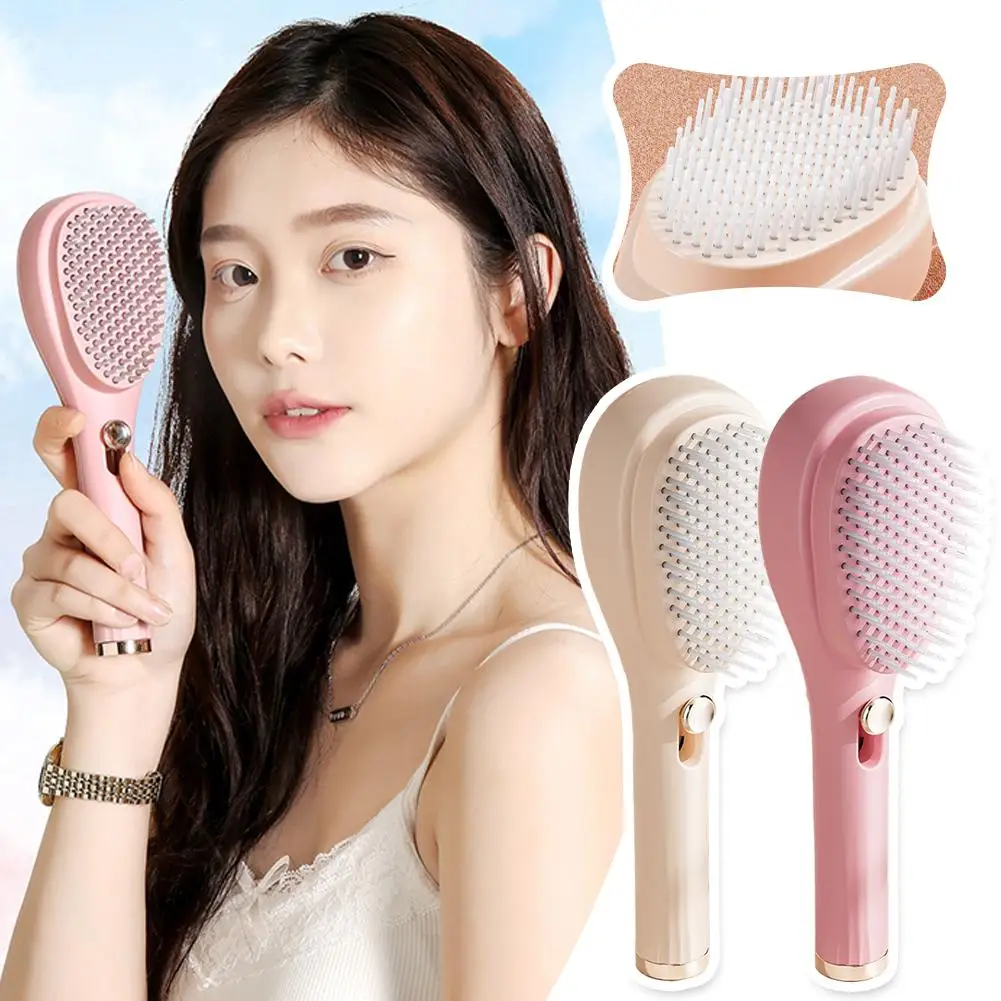 

Self-cleaning Massage Comb 3d Air Cushion Massager Brush Brush Comb Hair Brush Comb Self Cleaning Massage Shaping A5y7