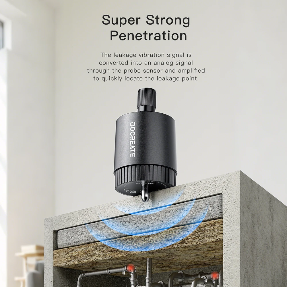 Multi-functional Water Leak Detector Sound Detector For Pipe Water Leak Suitable For Leak Detection Of Various Construction Pipe