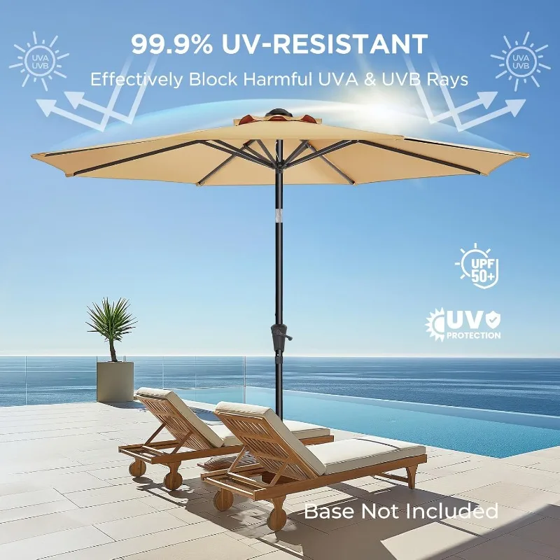 9ft Outdoor Patio Umbrella 2