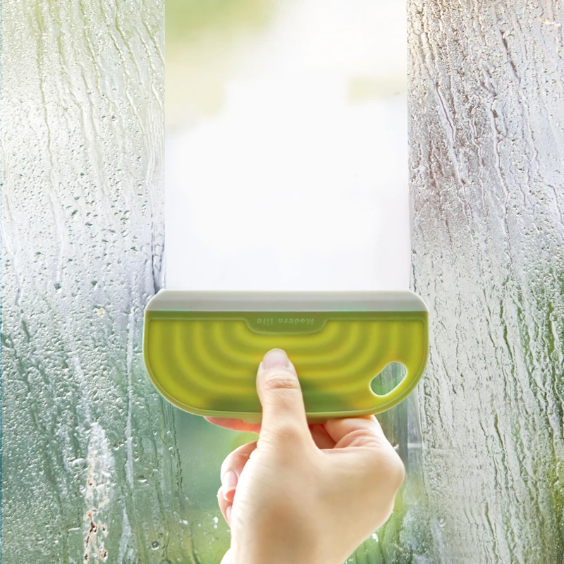Glass Wiper Cleaning Shower Squeegee Bathroom Kitchen Household Scraper Window Car Mirror Wiper Cleaner Washing Brush Tools
