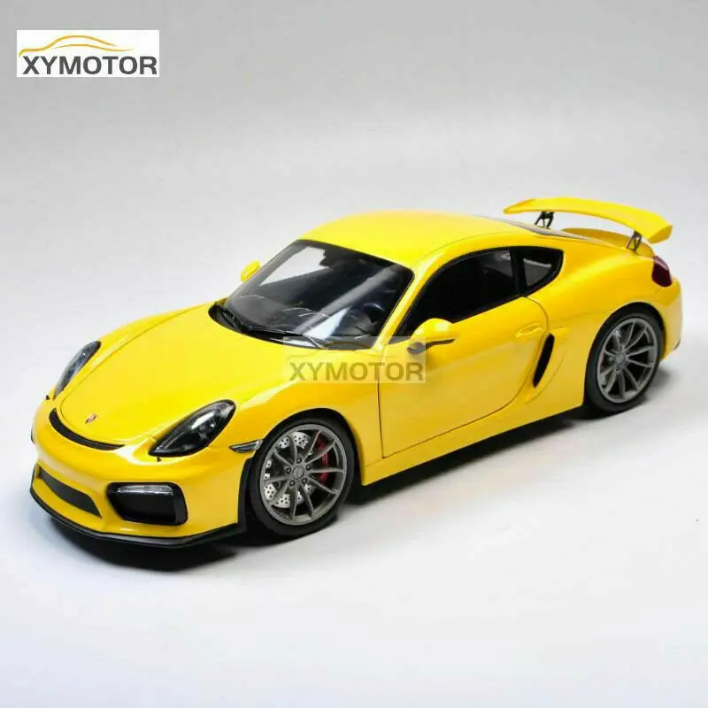 Schuco for porsche cayman gt4ダイキャストモデルおもちゃ車キッズ