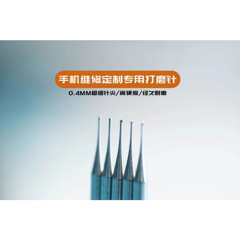 Rabbitfix 0.3mm/0.4mm 연삭 바늘 초극세 고경도 볼 바늘 2.35mm 조각 휴대 전화 수리 도구