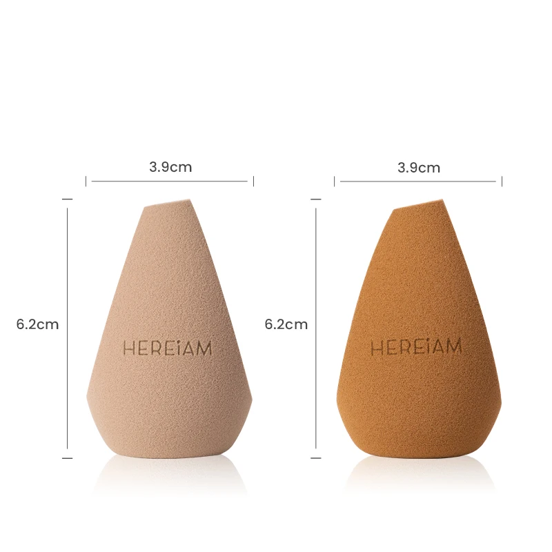 IMAGIC New 2-Color Makeup Sponge Professional Puff Beauty Tool With Storage Bag Healthy Latex Soft Wet And Dry Women Cosmetic 6