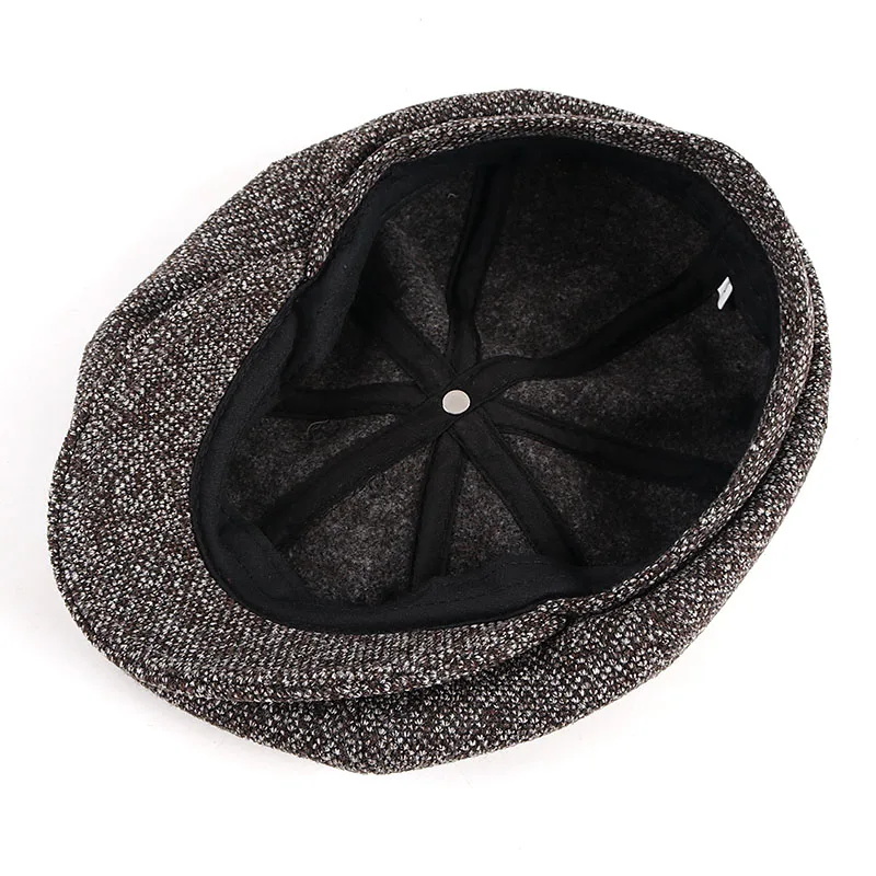 Newsboy Caps Men Autumn Beret Hat Peaky Blinders Winter 2025 Casual Vintage Men's Caps Warm Knitted Berets beret hat