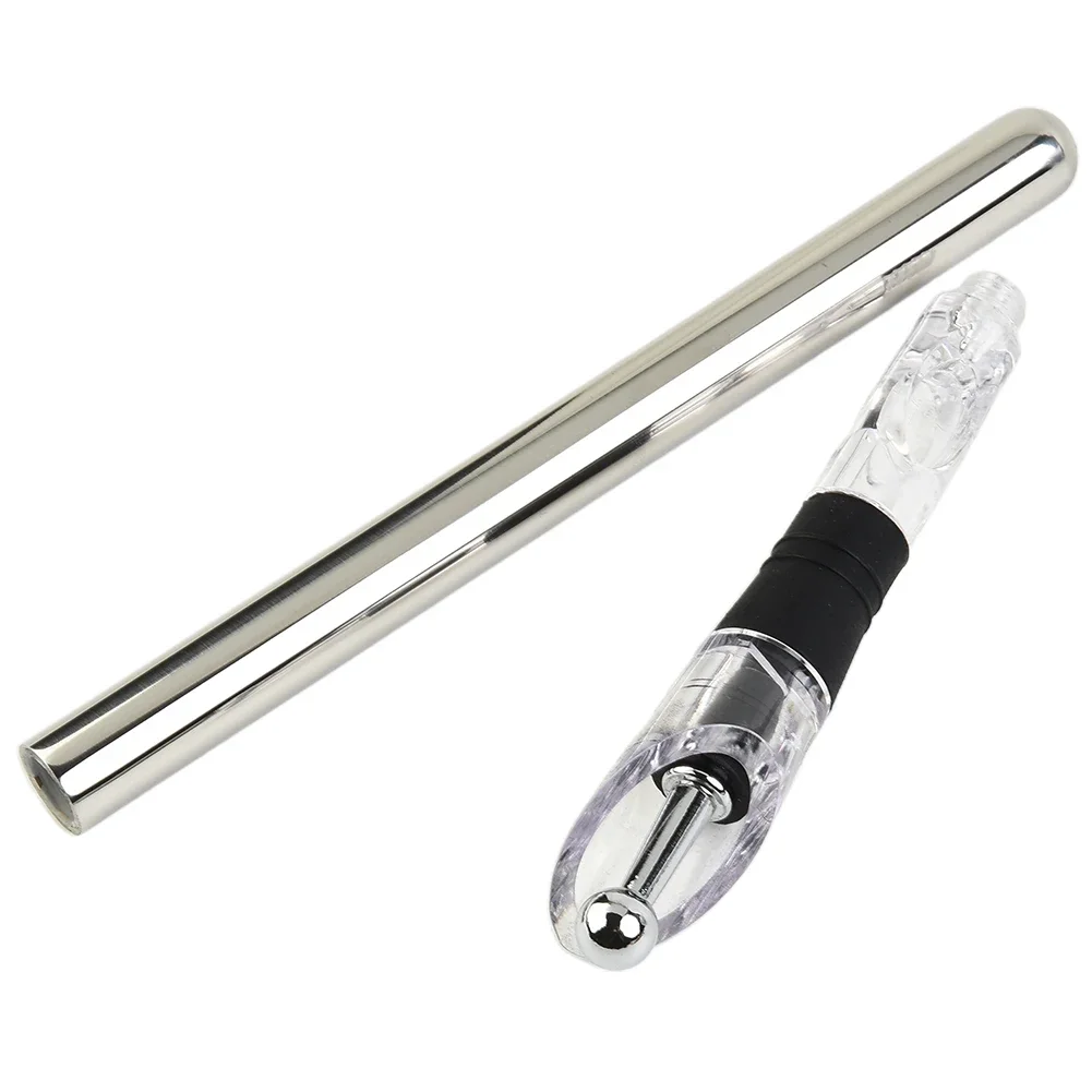 Chill Your For Wines Effortlessly with This Innovative Stainless Steel Bottle Cooler Featuring Aeration System