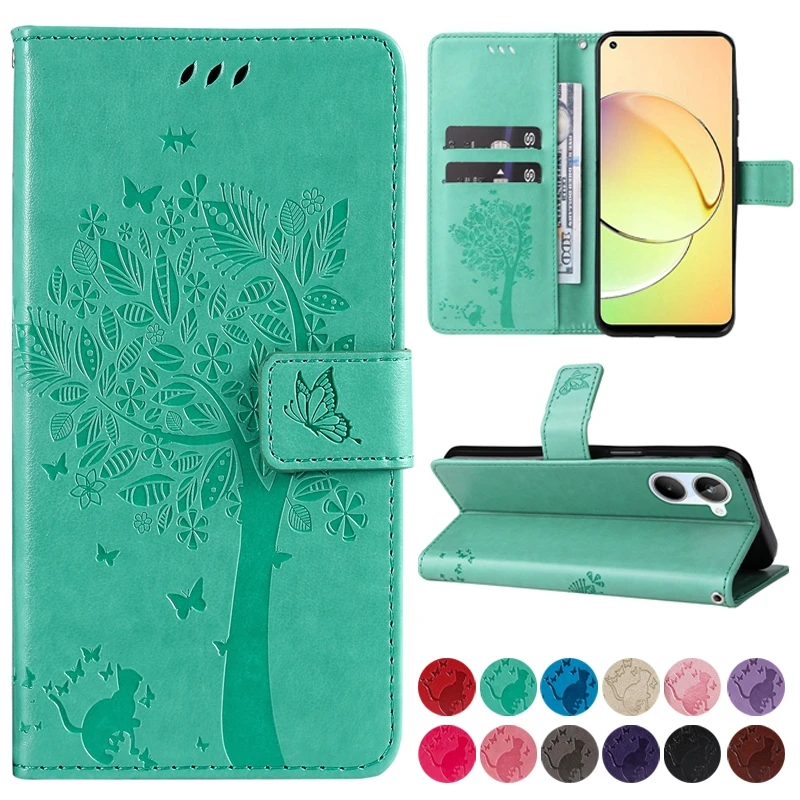 

Wallet Magnetic Flip Leather Case For Realme 10 10 Pro 5G 9i 9 Pro Plus 8 8 Pro 8i 7 Pro 6 6 Pro 6i 5 5 Pro 3 3 Pro C35 A76 A36