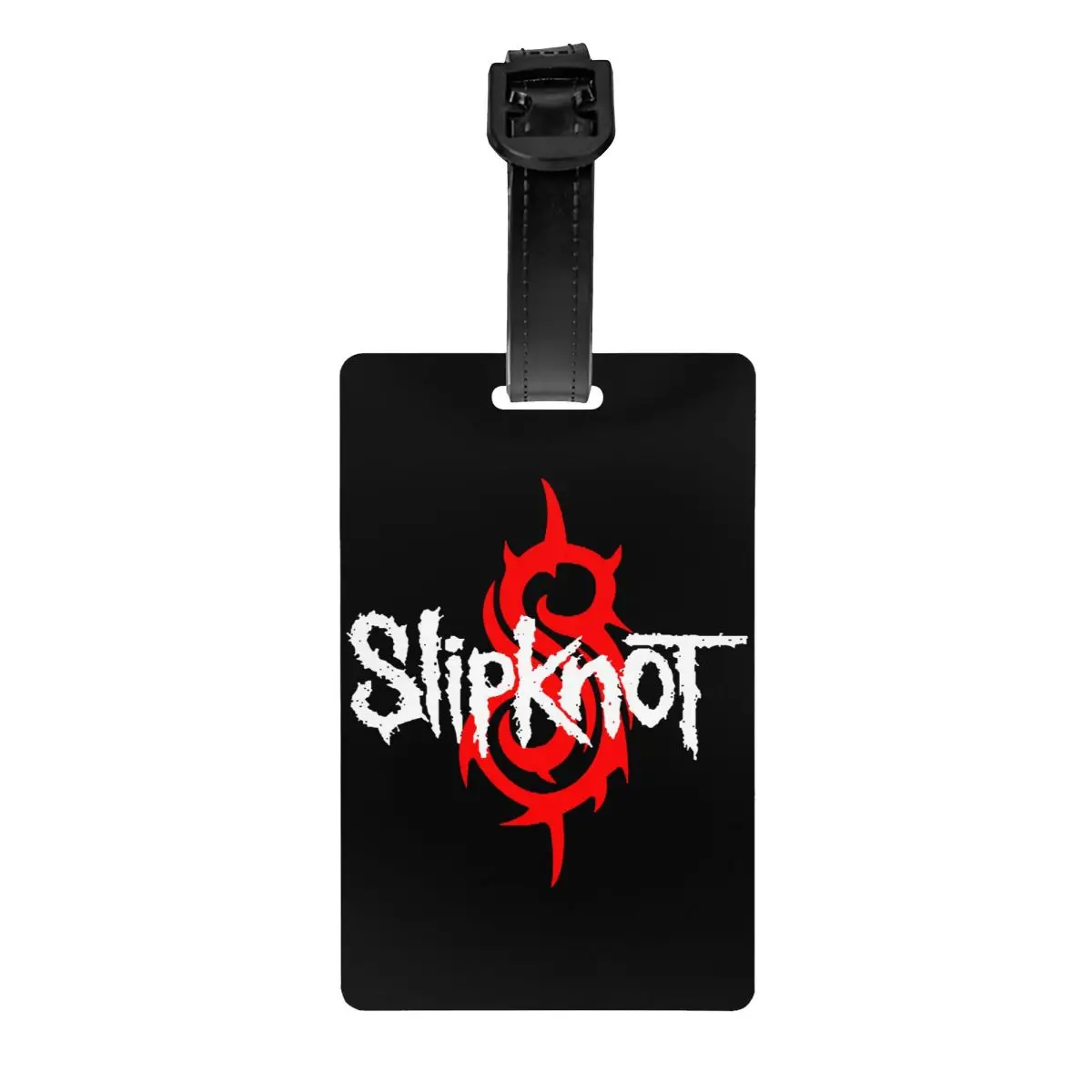 

Custom Slipknots Luggage Tag Privacy Protection Heavy Metal Rock Music Gift Baggage Tags Travel Bag Labels Suitcase