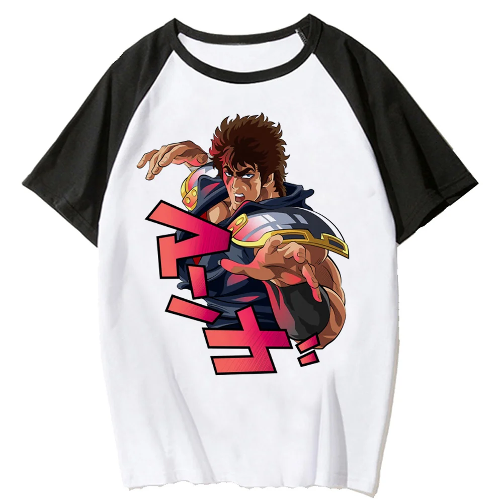 

Kenshiro t shirt women designer Japanese graphic top girl anime y2k clothes